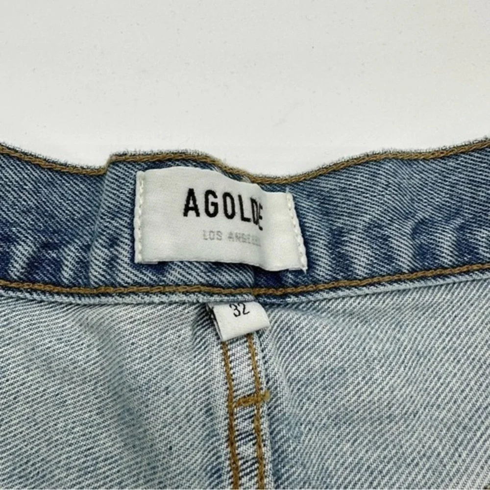 AGOLDE Parker long denim shorts size 32 B1331 - Picture 5 of 8
